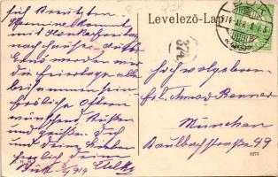 1914 Bük, Római katolikus templom, Felső malom, vasútállomás (EK)