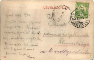 1909 Budapest IX. Ferencvárosi pályaudvar, vasútállomás (felszíni sérülés / surface damage)