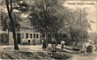 1914 Kerepes (Pest), Fő utca (EK)