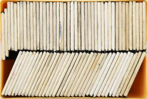 Sopron és környéke, Hollóháza, Miskolc, Tátra stb. látványosságai, össz. 78 db színes üvegdia, 5x5 c...