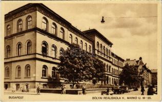 1934 Budapest V. Bolyai reáliskola. Markó utca 18-20. (EK)
