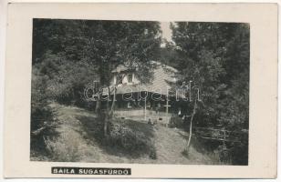 Sugásfürdő, Baile Sugas (Sepsiszentgyörgy, Sfantu Gheorghe); fürdő / spa, bath. photo (ragasztónyom / glue marks)