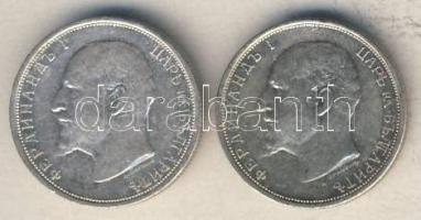 Bulgária 1912. 50s Ag + 1913. 50s Ag T:2