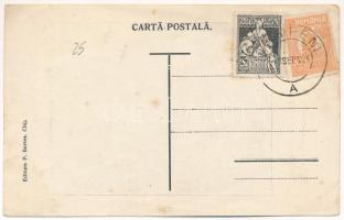 1924 Alsóvidra, Kisaranyos,Vidra, Vidra din Sus; Avram Iancu szülőháza. Kiadja P. Bortes / Casa in c...