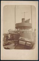 1916 Tábori posta képeslap / Field postcard "S.M.S. Szamos"