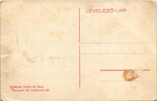 Izsófalva, Disznóshorvát; Református templom és paplak, vasútállomás. Schlänger Károly és társa, Art...