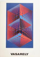 1994 Vasarely, Victor (1908-1997): Hatlapos teljes mappa (teljes a borítóval együtt). Bp., é.n., Vasarely Múzeum, ofszet, papír, lapméret: 42,5x31 cm