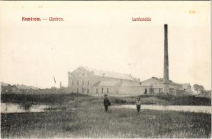 Komárom, Komárno; Komárom-Újváros, Lenfonoda. E.D.K. 907-23. / flax spinning mill