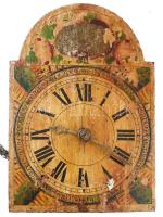 Parasztóra. 2 súllyal, ingával, kézzel festett, korának megfelelő állapotban, hiányos