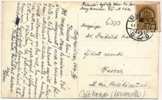 1941 Csáktornya, Cakovec; Nagykanizsai honvédség bevonulása / entry of the Hungarian troops. photo