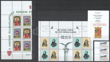 Modern levélzáró tétel, kb 180 db, közte ívek, összefüggések / Modern labels