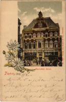 1906 Cieszyn, Teschen an der Olsa; Deutsches Haus, Deutscher Leseverein, Bierhalle / German community house, reading club, beer hall. Art Nouveau, floral