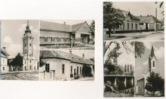 Győr-Moson-Sopron vármegye: Levél, Mecsér, Mosonszentmiklós, Mosonszolnok - 4 db modern Képzőművésze...