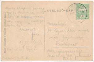 1912 Zselíz, Zeliezovce; Református templom és gyógyszertár / Calvinist church and pharmacy (EK)