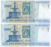 2000. 1000Ft "Millennium" "DC" + 2006. 1000Ft "DB" T:F,XF