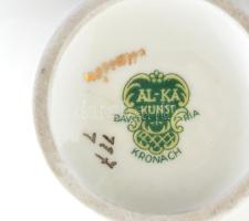 Bavaria díszváza, jelzett. kopásokkal, m: 11 cm