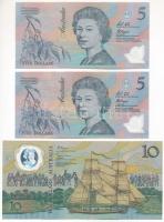 Ausztrália DN (1992) 5D "AA" (2x) + DN (1988) 10$ "AB" T:UNC,F
Australia ND (19...