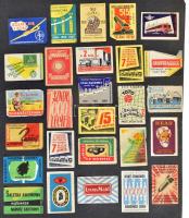 Egy-két száz darabos gyufacímke gyűjtemény albumlapokon