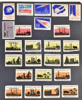 Egy-két száz darabos gyufacímke gyűjtemény albumlapokon