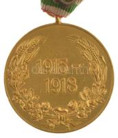 Bulgária ~1933-1939. "Európai Háborús Emlékérem 1915-1918" aranyozott bronz kitüntetés pos...