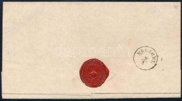 1859 15kr type I. on cover "PRESSBURG" - Neusohl 1859 15kr I. típus levélen "PRESSBUR...