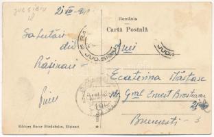 1948 Resinár, Rasinari; Biserica cea noua / Az új templom. Kiadja Bucur Hurdubelea / the new church ...