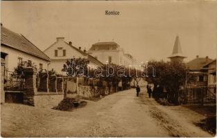 Konice, street view. J. Horák (St. Mesto U. Hradiste, 1909) photo (EK)