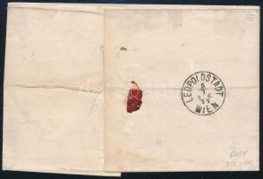 1874 2kr with shifted perforation + 3kr on domestic cover "BUDAPEST" - Wien 1874 Réznyomat...