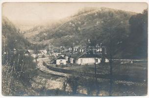 Nadrág, Nadrag, Steinacker; látkép, vasút / general view, railway, photo (fl)