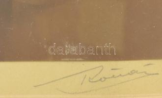 cca 1930 Férfiak csoportképe, kartonra kasírozott fotó, üvegezett keretben, Rónai Dénes műterméből, ...