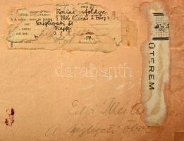 Edvi Illés Aladár (1870-1958): Balatonföldvár/A szigligeti öböl. Olaj, karton. Jelzett. Hátoldalán r...