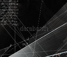 Jelzés nélkül: Magyar geometrikus univerzum. Ofszet, papír. Üvegezett keretben 43x43 cm