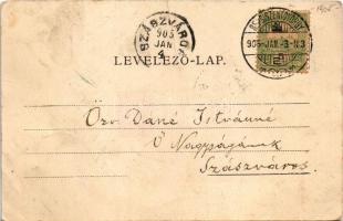 1905 Sepsiszentgyörgy, Sfantu Gheorghe; Dr. Künnle Tivadar villája. Gere István kiadása / castle (fa...