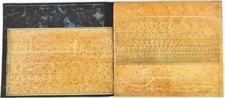 1963 Ötjegyű földmértani logartábla, félvászon-kötésben, viseltes állapotban, 29x25 cm