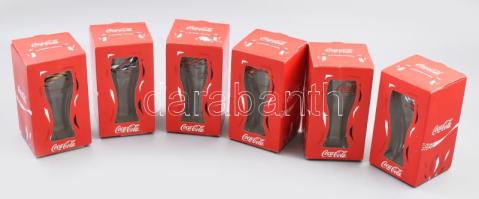 6 db-os karácsonyi mintás Coca Cola pohár készlet