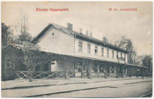 Nagyenyed, Aiud; M. kir. vasútállomás / railway station