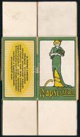 Napsi Cream arckrém papírdoboz, szecessziós illusztrációval, grafikus: Bardócz Árpád (1882-1938), 19...