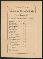 1871 Használatlan 2kr díjjegyes levelezőlap, nyomtatott hátoldali tartalommal, Warasdin 1871 Unused ...