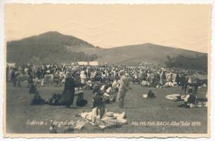 1941 Nagyhalmágy, Halmagiu; Targul de fete la Gaina / Részletek a gainai (Géneai) leányvásárról. Foto Bach Alba Julia No. 115. / girl fair, Transylvanian folklore, photo