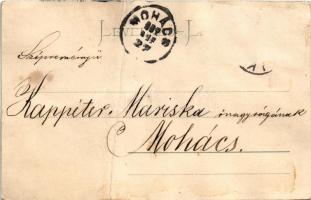 Siklós, Pécsi utca, Polgári leányiskola, Takarékpénztár, Feiler Mariska, Holzer, Steinbach József, P...