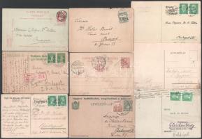 1898-1934 Dr. Heller Bernát (1871-1943) irodalomtörténész, orientalista, az Országos Rabbiképző Intézet tanára részére és által írt 9 db levelezőlap és levél, közte külföldi tudósok