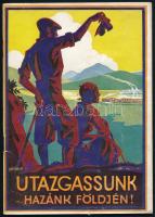 Utazgassunk hazánk földjén! Szerk.: Koller Ferenc és Vigyázó Sándor. Bp., (1931), MÁV, 64 p. A borító Gönczi-Gebhardt Tibor munkája. Térkép-melléklettel. Kiadói papírkötés