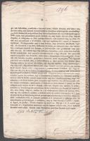 1796 Kollegrádi gróf Kollonitz László Bukin helységbeli katolikus híveknek szóló szózata 6 nyomtatot...