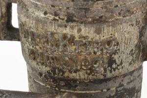 Mozsár, 1917, "DurcKrieg zum Sieg, 1914-1917" felirattal, törőn "1914-1916" feli...