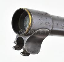 Karl Kahles Wien puska távcső, jelzéssel, kopással, bőr tartójában, h: 24 cm