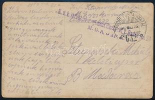 1917 Tábori posta képeslap / Field postcard K.u.k. Infanterieregiment Markgraf von Baden No.23. + TP 632 b