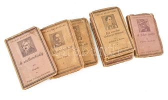 7 kötet a tolnai regénytárból: Edgar Allan Poe, Gogoly, Gunter, Rákosi Viktor és Friedrich Gertstäcker. Budapest, én., Tolnai Nyomdai műintézet. Papírkötés, vegyes állapotú.