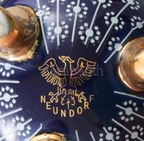 Neundorf 2 darab porcelántojás ékszeres doboz, minimális kopottsággal, m: 10 cm