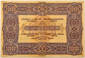 1922. 25.000K "Orell Füssli Zürich" "D27 026980" T:F helyenként kopott, de össze...