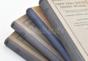 Gróf Tisza István összes munkái 4 kötete: 1. kötet (2. kiadás), 3. (2. kiadás) kötet., 4. sorozat: 2...